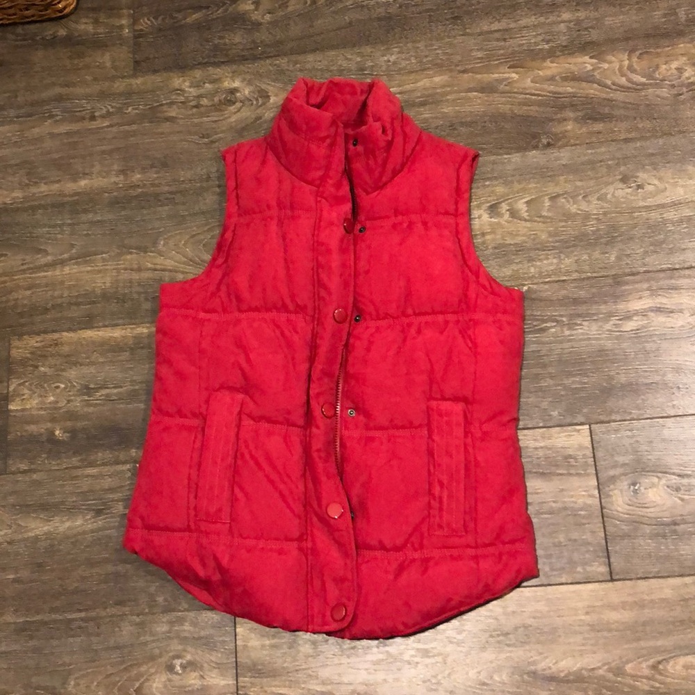Red Puffer Vest